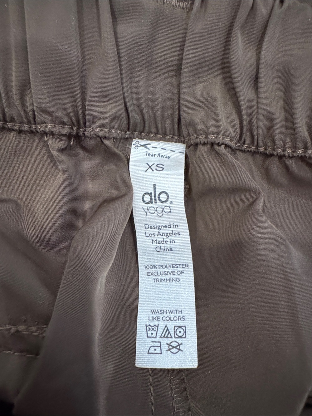 Alo Dark Brown Cargo Jogger Pants - Picture 2 of 2